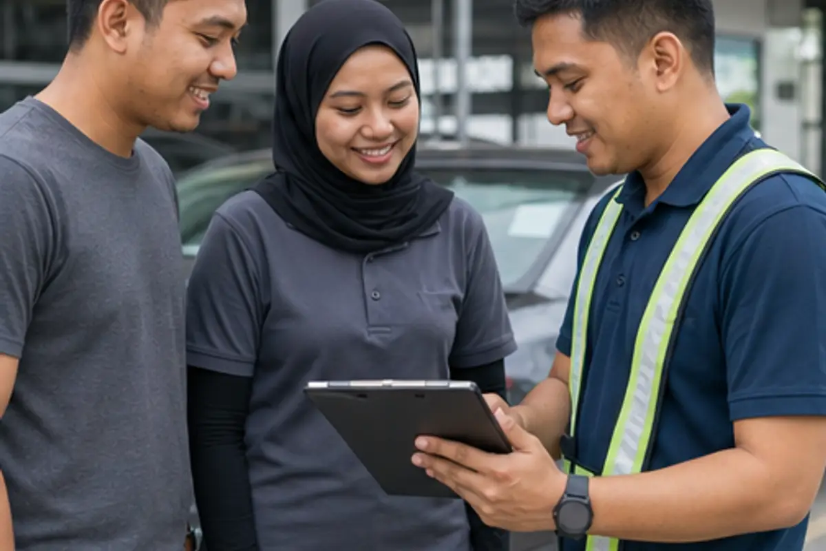 Semakan pelepasan akhir kenderaan